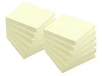 Notes LYRECO prem 75x75mm gul 12/fp - Primmeshiper