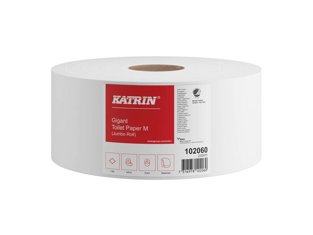 Toalettpapper KATRIN Gigant M 435m 6/fp - Primmeshiper