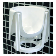 Seinäteline WC-setille valkoinen