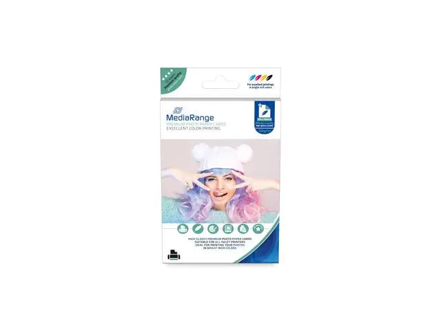 Fotopapper MEDIARANGE 10x15 glossy 50/fp - Primmeshiper