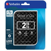 HDD Ext. VERBATIM 2.5' 3.0 2TB Svart Primmeshiper