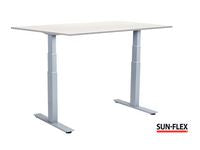 Bord SUN-FLEX VI höj/sänk 140x80 grå/vit - Primmeshiper