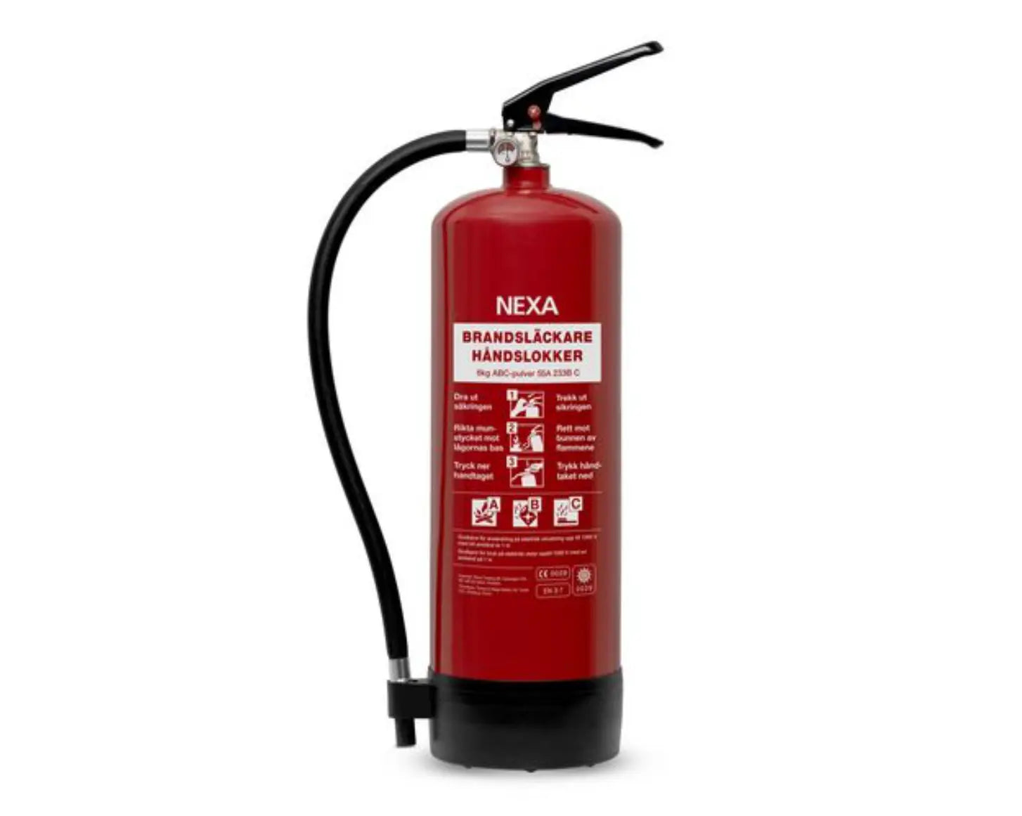 Brandsläckare NEXA 6Kg pulver röd 55A - Primmeshiper