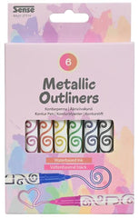 Outliner-kynä SENSE Metallinen 6/kpl