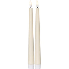 Antikljus STAR T LED Candy 26cm gul 2/fp
