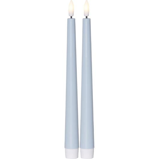 Antikljus STAR T LED Candy 26cm blå 2/fp