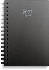 Dagbok 2027 PP-plast svart