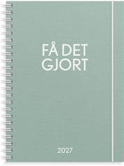 Kalender Få det gjort 2027 grön