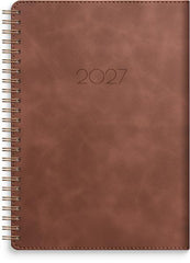 Kalender Business A5 Twist 2027 brun