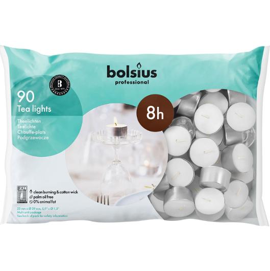 Värmeljus BOLSIUS Paraffin 8h 90/fp