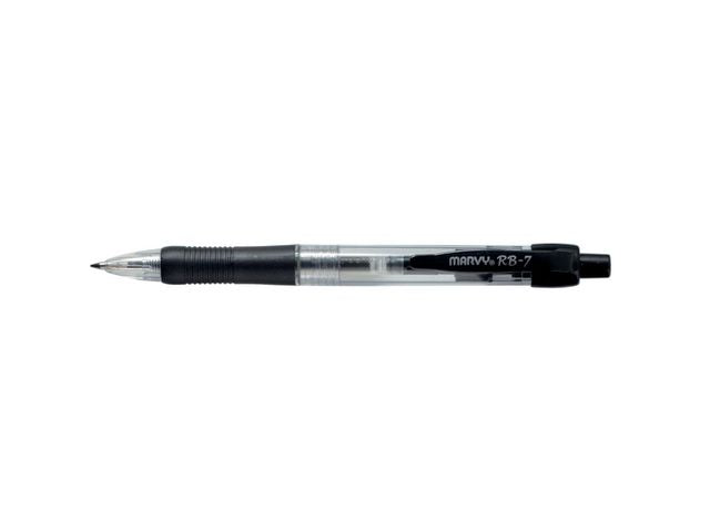Kulpenna MARVY RB-7 0,7 svart - Primmeshiper