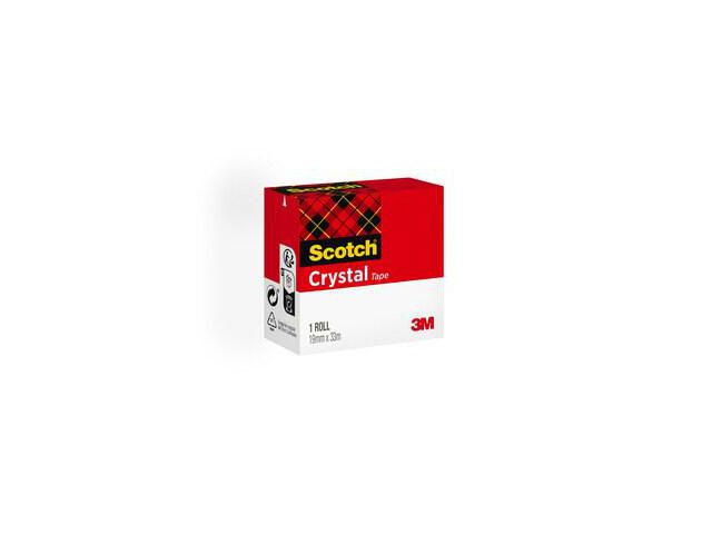 Kontorstejp SCOTCH Crystal 33mx 19mm - Primmeshiper
