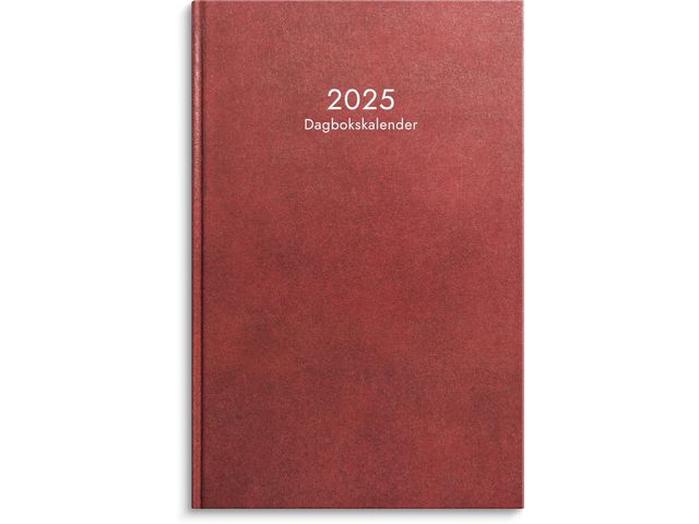 Dagbokskalender 2025 röd - Primmeshiper