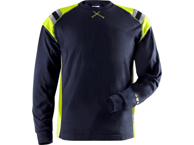 Långärmad T-shirt Flam 7072 Marin 2XL Primmeshiper
