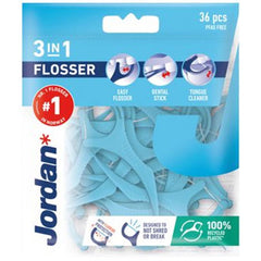 Tandtråd JORDAN 3-in-1 Flosser 36/fp