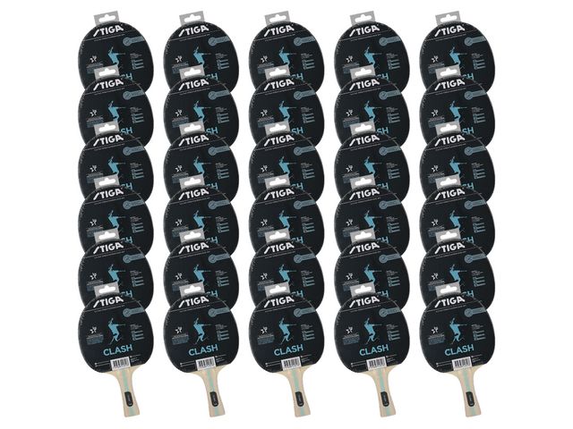 Bordtennisrack STIGA Hobby Clash 30-pack - Primmeshiper