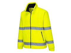 Fleecetröja Hi-vis PW F250 gul M - Primmeshiper