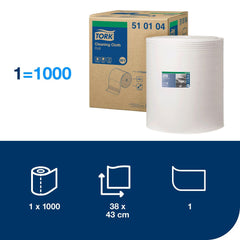 Teollisuuspyyhin TORK Pre 510 W1 380m