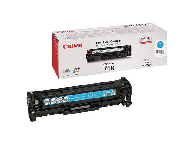 Toner CANON 2661B002 718C 2,9K cyan - Primmeshiper