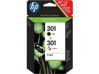 Bläckpatron HP N9J72AE 301 bk/cl 2/fp - Primmeshiper
