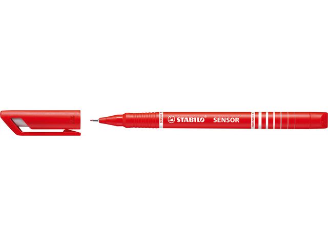 Fineliner STABILO Sensor 0.3mm röd - Primmeshiper