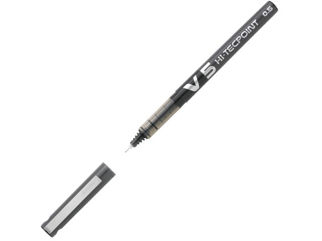 Bläckkulpenna PILOT Hi-Tec V5 0,5 svart - Primmeshiper