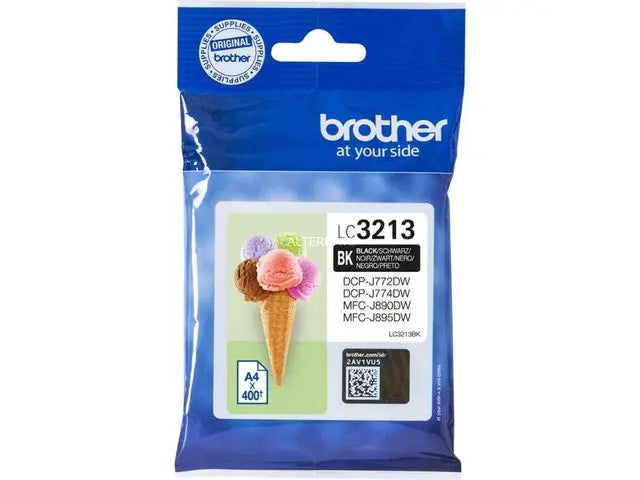 Bläckpatron BROTHER LC3213BK svart - Primmeshiper