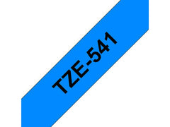 Tape BROTHER TZE541 18mm svart på blå - Primmeshiper