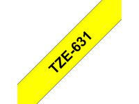 Tape BROTHER TZE631 12mm svart på gul - Primmeshiper