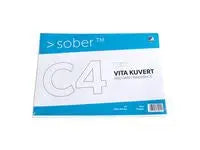 Kuvert konsument fp C4 remsa vit 50/fp - Primmeshiper