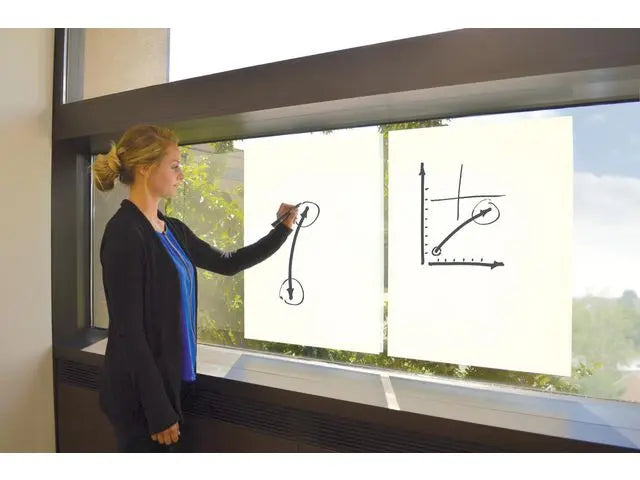 Whiteboard NOBO 80x60cm vit folie 25ark - Primmeshiper