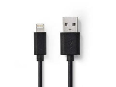 Kabel NEDIS Lightning - USB A 2m svart - Primmeshiper