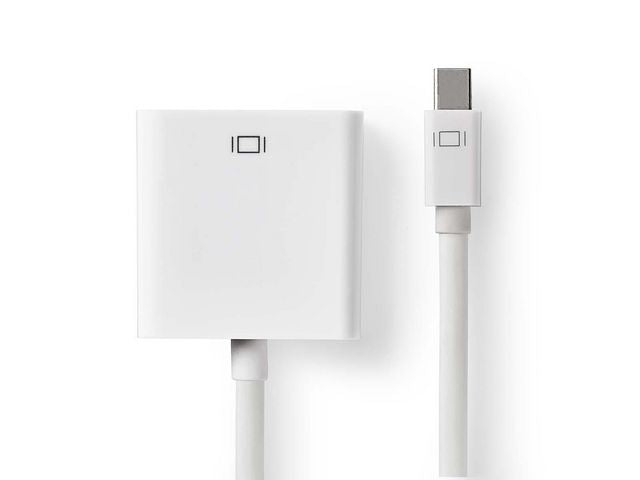 Adapter NEDIS MiniDP-VGA ha-ho 0,2m vit - Primmeshiper