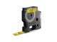 Tape DYMO D1 12mm svart på gul - Primmeshiper