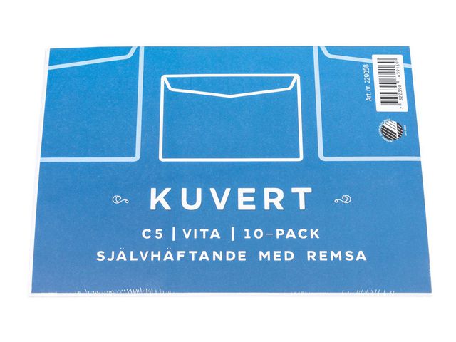 Kuvert Konsument C5 80g Vit Remsa 10/fp - Primmeshiper