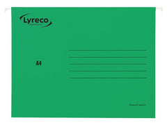 Hängmapp LYRECO premium A4 grön 25/fp - Primmeshiper