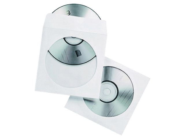 CD/DVD-ficka LYRECO med fönster 50/fp - Primmeshiper