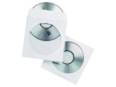 CD/DVD-ficka LYRECO med fönster 50/fp - Primmeshiper