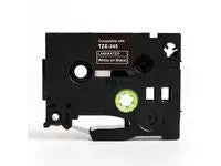Tape 18mm TZe-345 vit på svart - Primmeshiper