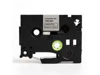 Tape 18mm TZe-941 svart på silver - Primmeshiper