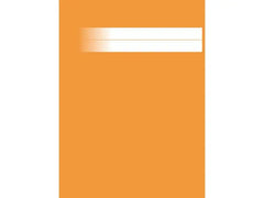 Skrivhäfte A5 olinjerat orange - Primmeshiper