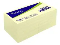 Notes LYRECO standard 75x75mm gul 12/fp - Primmeshiper