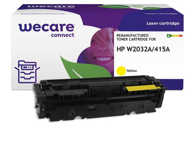 Toner WECARE HP W2032A 415A 2,1K gul - Primmeshiper