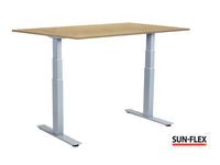Bord SUN-FLEX VI höj/sänk 120x80 grå/bjö - Primmeshiper