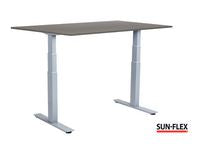 Bord SUN-FLEX VI höj/sänk 160x80 grå/grå - Primmeshiper