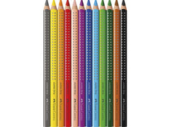 Färgpenna FABER Jumbo Grip 12 färger - Primmeshiper