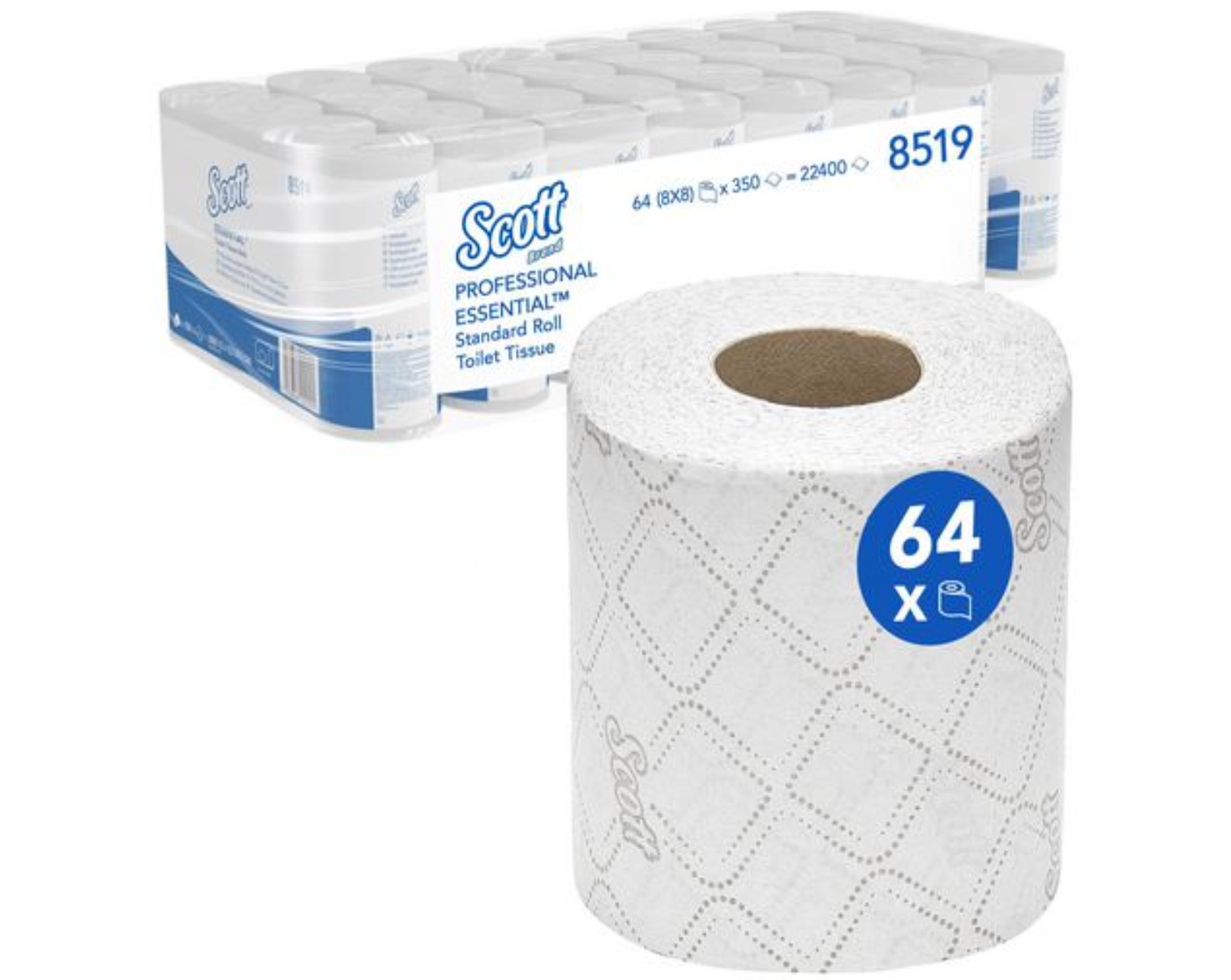 Toalettpapper SCOTT® 2-lagers 64/fp - Primmeshiper
